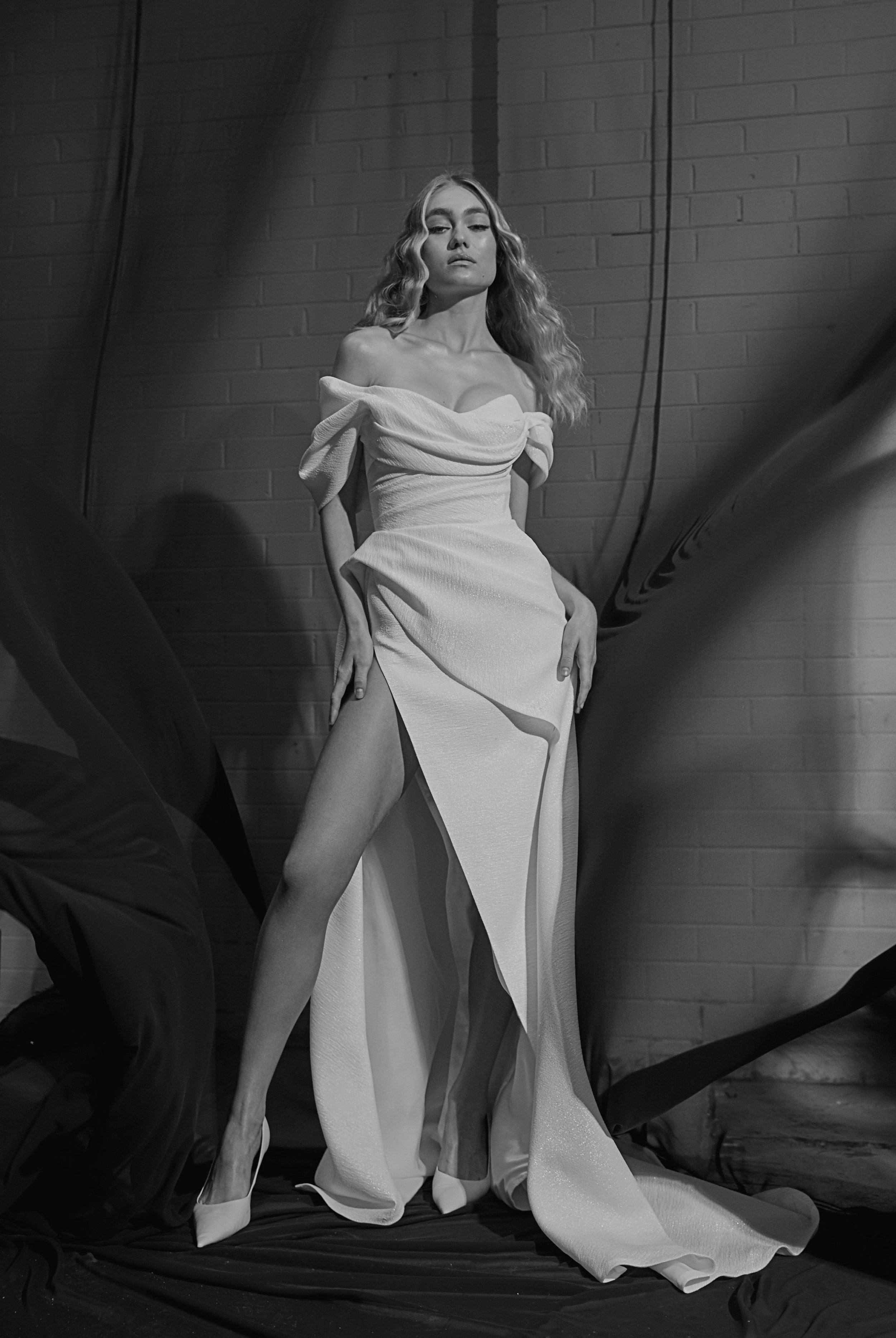 Cobalt wedding dress hotsell